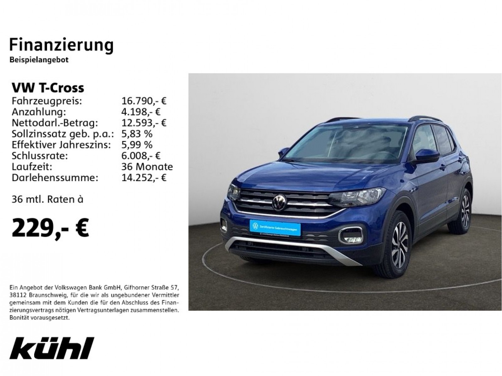 T-Cross 1.0 TSI Active Navi, SHZ