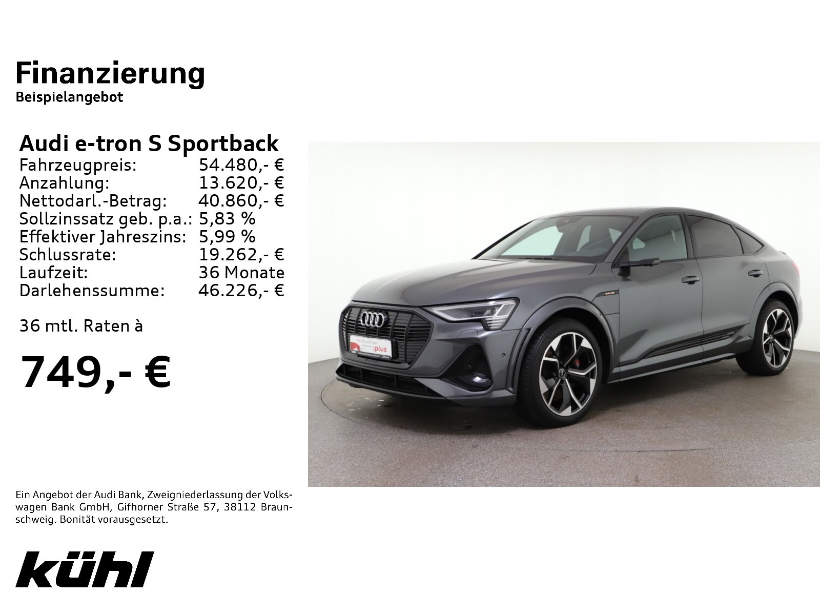 e-tron S Sportback Q LED Luft ACC HuD 360° Navi