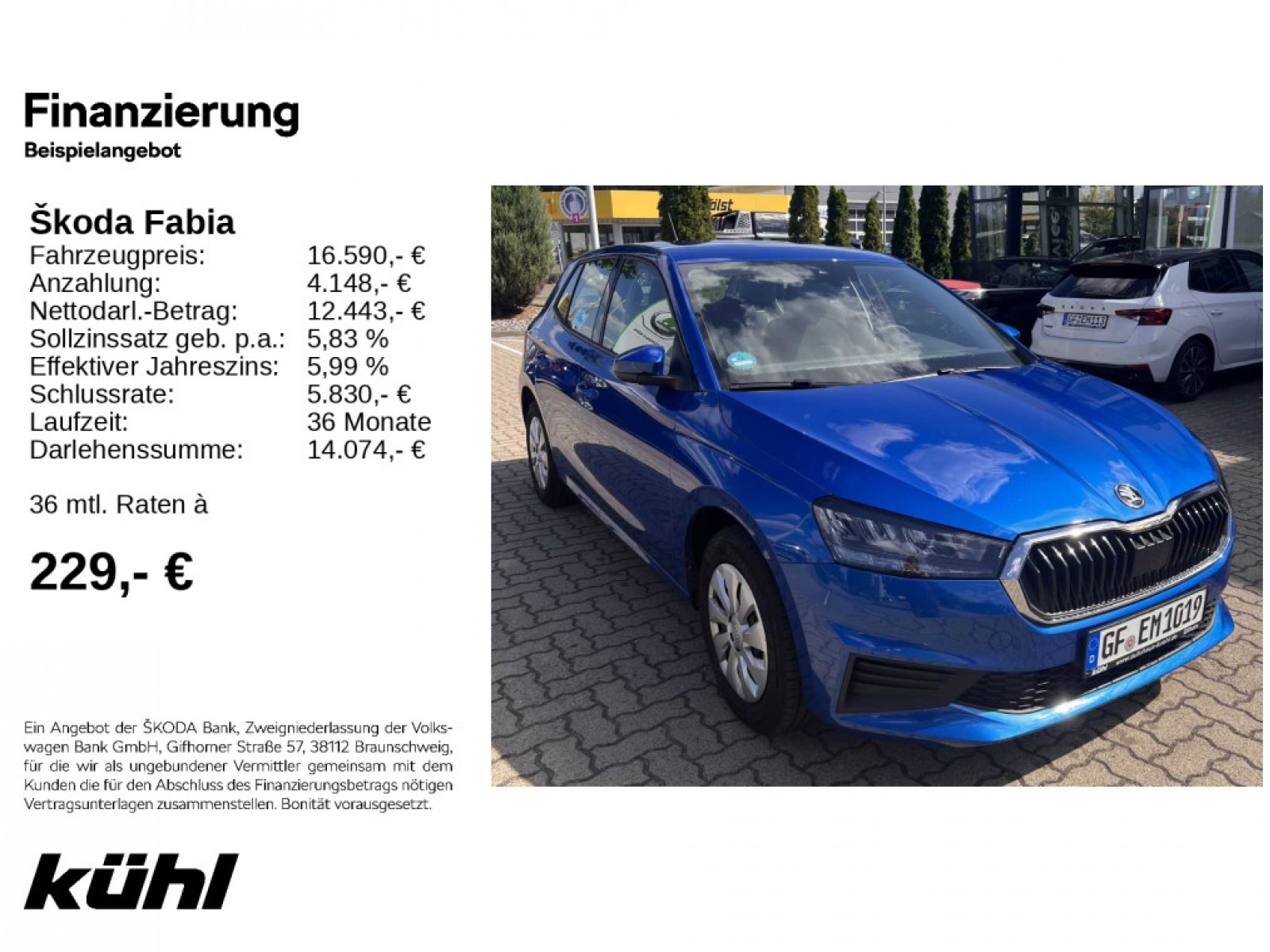 Fabia IV 1.0 MPI Active AHK