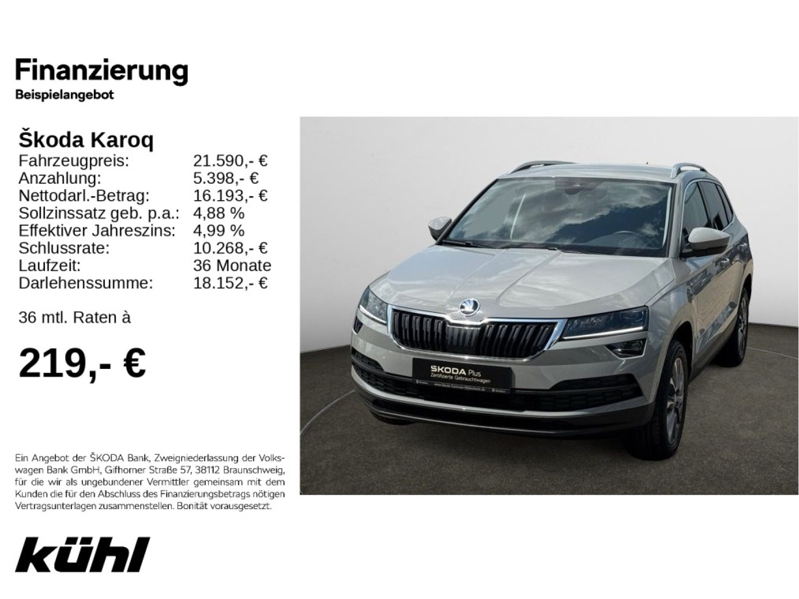 Karoq 1.0 TSI Clever Navi,PDC,Kamera