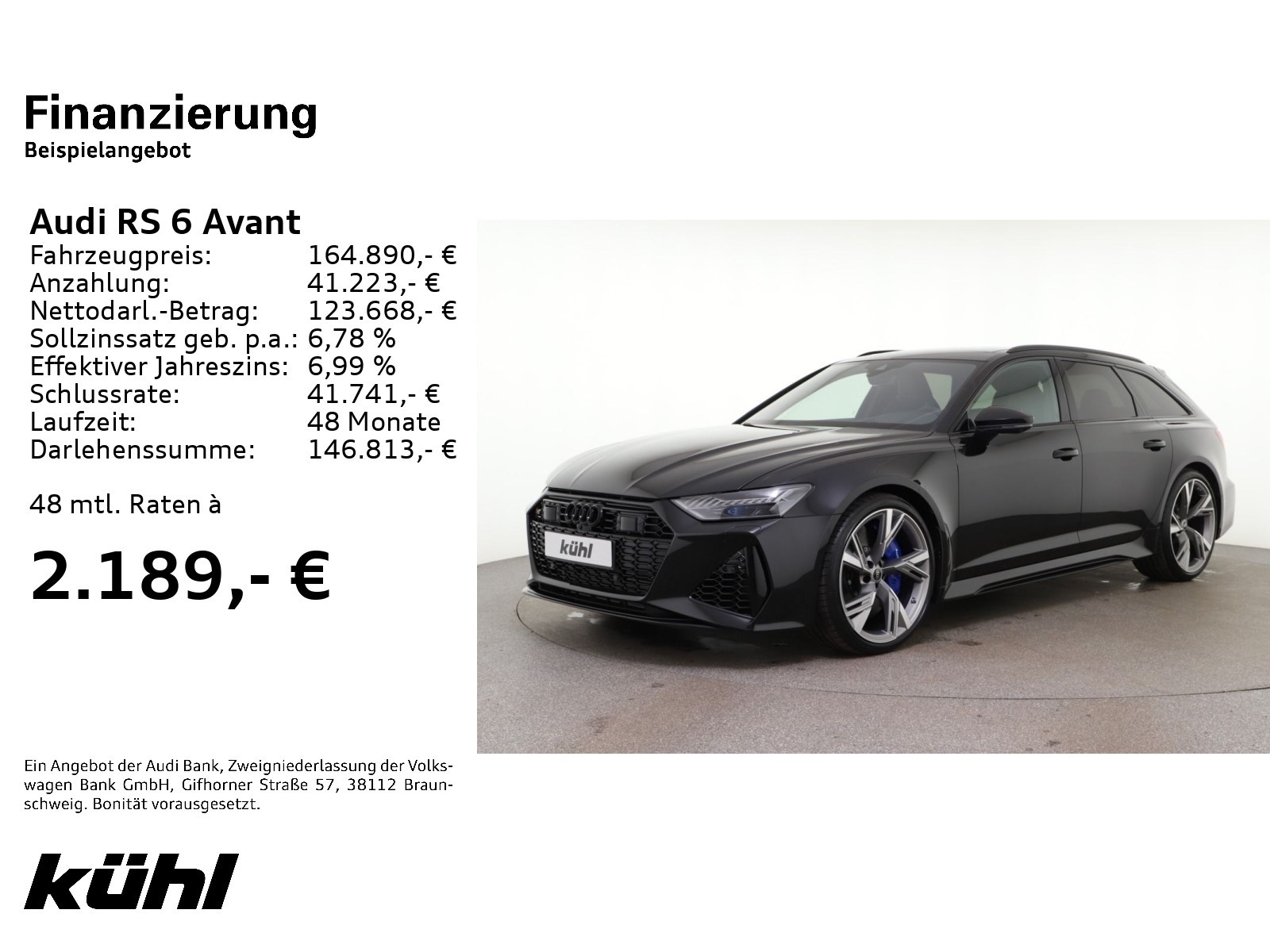 RS 6 Avant 22' RS Essantials Plus KERAMIK B&O Standheizung