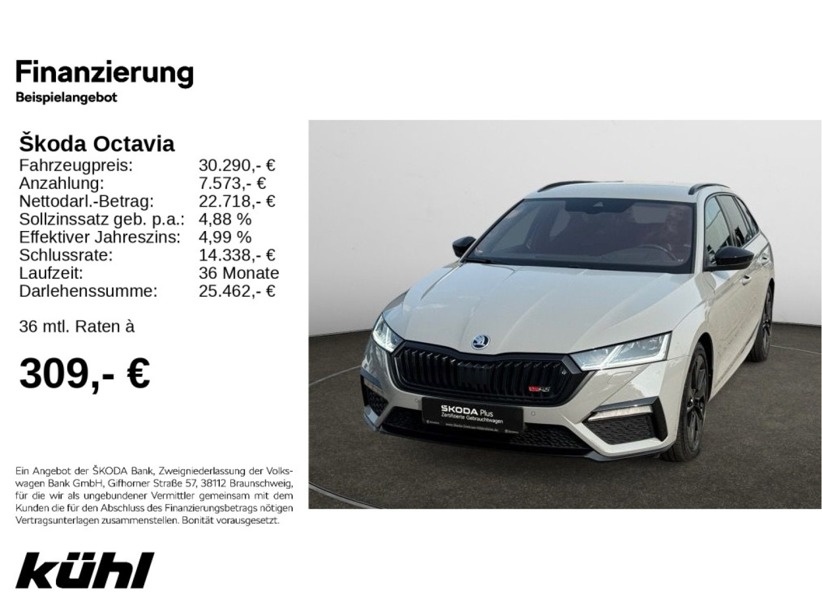 Octavia Combi 2.0 TSI DSG RS First Edition Navi,AHK,Canton